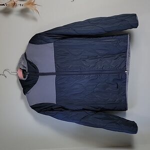 Abercrombie & Fitch reversible sherpa/puffer jacket